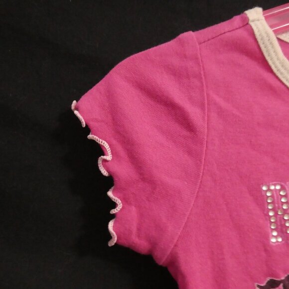 COWGIRL HARDWARE | size 4 | Running Wild Cowgirl Hardware Pink Graphic Tee - Picture 4 of 15